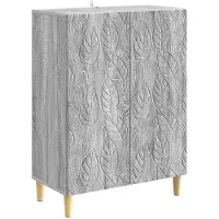 vidaXL Dressoir Grijs Sonoma 66 x 34,5 x 90 cm Bewerkt hout