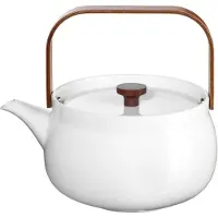 Asa selection Theepot Japandi With Wooden Handle White 1,5 L