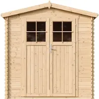 Timbela M343F+M343G - Houten tuinhuis - 3,53 m² - 206x216xH224 cm - met vloer