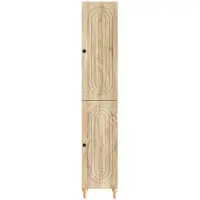 vidaXL Kast Set 2 st Sonoma Eiken Bewerkt hout