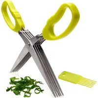 Orion Kruidenschaar Edelstaal 19,5 cm - Keukenschaar - Kruiden Keukenmes - Keuken Schaar voor Kruiden - Kruidensnijder