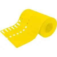 Combicraft beschrijfbare sleufetiketten geel 120x13mm - per 1000 stuks