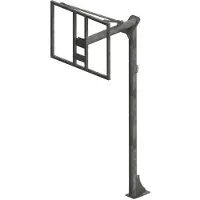 Softee Set Gegalvaniseerde Antivandal Minibasket Hoop 114 mm Inclusief hoepels, netten en bordjes