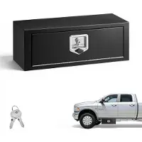 Vevor Truck Onderbouw Opbergbox 686 x 254 x 254 mm Koudgewalst Staal Waterdichte Gereedschapskist met T-handgreep en Slot voor Vrachtwagens