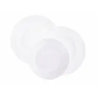 Luminarc Serviesset 1700, wit glas, 18 delen