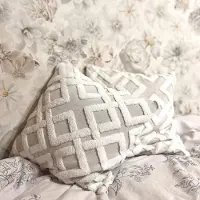 Unyqoos Bohemian Stijl Kussenslopen Set van 2 voor Woonkamer en Slaapkamer, Beige, 45 x 45 cm