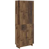 vidaXL Kast Set 2 pcs 66 x 34,5 x 90 cm Bewerkt hout