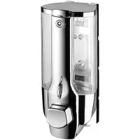 Aqualine Zeepdispenserhouder 350ml, chroom