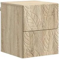 vidaXL Muurbevestigde Nachttafel Sonoma Eiken 34,5 x 33 x 40 cm