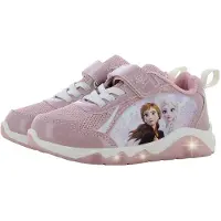 Disney Frozen Frozen - Schoenen voor meisjes met lichtjes - Anna en Elsa sneakers voor kinderen met klittenband - Lichtgevende kindersneaker - Maat 26 - Paars