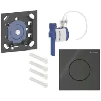 Geberit Bedieningsplaat type 40 pneumatisch round zwart