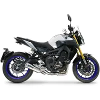 Gpr Exclusive M3 Inox Yamaha Mt-09 14-16 Niet Gehomologeerd Volledig Uitlaatsysteem