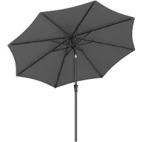 Songmics - Parasol - Tuinparasol Achthoekig - Inklapbaar met Zwengel - Voor Tuin Balkon Terras