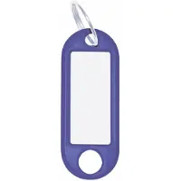 Wedo sleutelhanger met ring, diameter: 18 mm, blauw