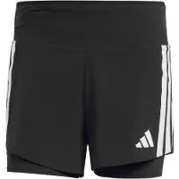Adidas Sportbroek 'Adizero' groen / zwart / wit