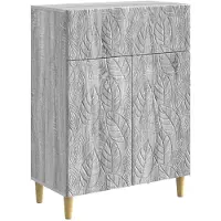 vidaXL Dressoir Grijs Sonoma 66 x 34,5 x 90 cm Bewerkt hout