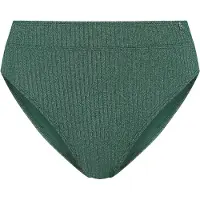 Beachlife Green Glitter High Waist Bottom Dames
