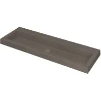 Ink Dock Wastafel Quartz Zonder Kraangat - 1200x400x60 mm - Quartz Beton