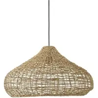 PR Home Mira buiten hanglamp, Lampakanay, stekker, Ø 58 cm, bruin / roest