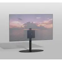 Cavus Vloerstandaard ELLIPS zwart 60 cm VESA 200x200