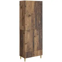 vidaXL Kast Set 2 st Bewerkt hout