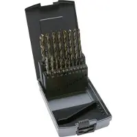 Tameson 19-Piece Spiraalborenset DIN 338 N HSS-E 1 - 10 mm