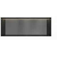 Hotbath &More Inbouwnis - 30 x 80 x 10 cm - Frameless - met LED-verlichting - Geborsteld Zwart PVD