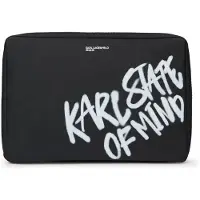 Karl lagerfeld JEANS Laptoptas ' KARL QUOTE LAPTOP ' zwart