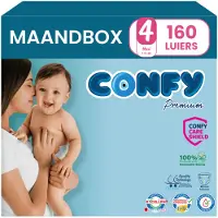 Confy 5x Premium Luiers Maat 4 Maxi 7-14kg 32 Stuks