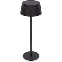 Briloner Alia - Tafellamp oplaadbaar - op zonne-energie - buitenlamp - dimbaar - 3.000 K tot 6.500 K - Ø12x34 cm - zwart
