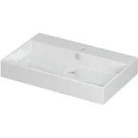 Ink Unlimited Wastafel Porselein met 1 Kraangat - 700x450x110 mm - Glans Wit