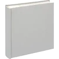 Walther design ME-510-D Cloth - Memo insteekalbum - Formaat 23 x 22 cm - 200 foto's 10 x 15 cm - Grijs