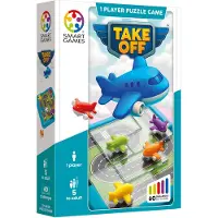 IUVI Take Off - Logisch Denkspel & Reispuzzel - 60 Opdrachten met Vliegtuigen - Educatief Solospel voor Kinderen en Volwassenen - Vanaf 8 Jaar