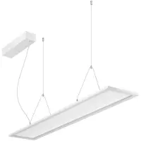 Brumberg LED-hanglamp Adara 119,5 cm TunableWhite transparant Adara, dimbaar, wit / opaal, Werkkamer / Kantoor, Aluminium, hanglamp