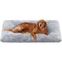Feandrea - Hondenmand - Hondenbed met Zachte Pluche Bekleding - Wasbaar en Multifunctioneel