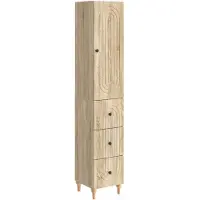 vidaXL Kast Set 2 st Bewerkt hout