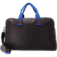 Leonhard heyden Leren reistas Tokio Reisetasche 8206 Schokoladenbraun donkerbruin