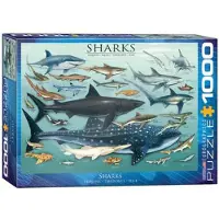 Eurographics Sharks Puzzel (1000 stukjes)
