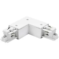 Brumberg hoekverbinder ONETRACK, wit, aardedraad aan de binnenkant Eckverbinder ONETRACK, wit / opaal