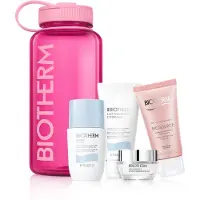 Biotherm Pink Drop - Déo Pure Antiperspirant Roll-On 75ml + Aquasource Hydra Barrier Cream 15ml + Lait Corporel L'Original Body Milk 50ml + Biosource Softening Foaming Cleanser 50ml