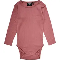 Hummel Body l/ä - Rib - hmlRene - Dusty Rose - - 62 - Body L/Ä