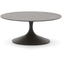 Suns Nova lounge tafel Ø80x35 Bronze frame