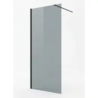 Badplaats Douchewand rizani 100 x 200 cm zwart – inloopdouche 8 mm
