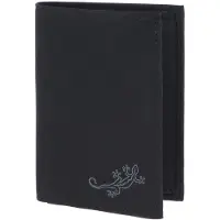 OXMOX portemonnee New Cryptan RFID Protect Kombibörse Lizard 2.0 Print Grey Black zwart