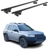 Aurilis Draagrek/bagagerek voor Land Rover Freelander I (1998-2006), aluminium, zwart, met 2x ABE-certificaat