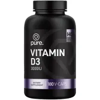 Pure Vitamine D-3 3000IU - 180 v-caps