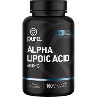 Pure Alpha Lipoic Acid 600mg - 100 v-caps