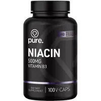 Pure Niacine 500mg - 100 v-caps