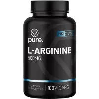 Pure L-Arginine 500mg - 100 v-caps