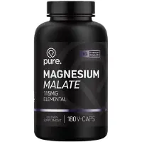 Pure Magnesium Malate 115mg - 180 v-caps